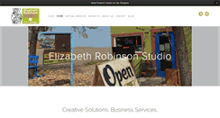 Desktop Screenshot of elizabethrobinsonstudio.com