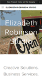 Mobile Screenshot of elizabethrobinsonstudio.com